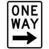 One Way Sign Tall