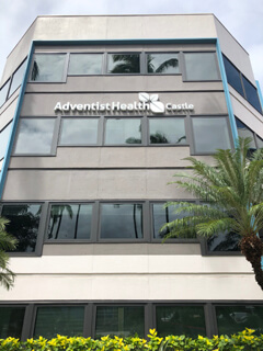 Adventist Health Castle Building Sign