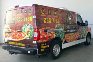 Pacifico Pizza Vehicle Graphics