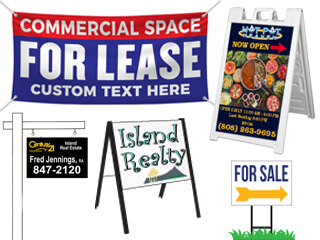 Promotional and business signs