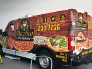 Pacifico Pizza Vinyl Vehicle Wrap