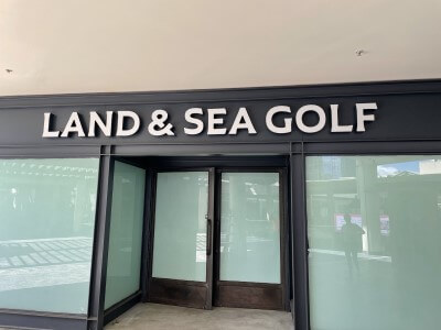 Land & Sea Golf Face Lit Channel Letters