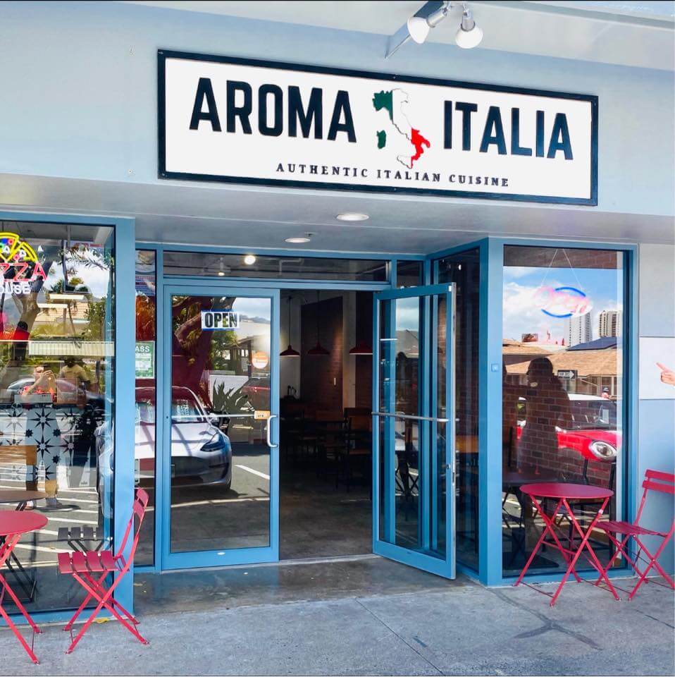 Aroma Italia - Custom Business Signs in Honolulu